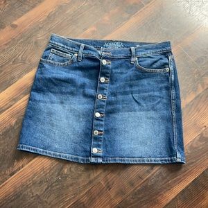 Jean burton down skirt